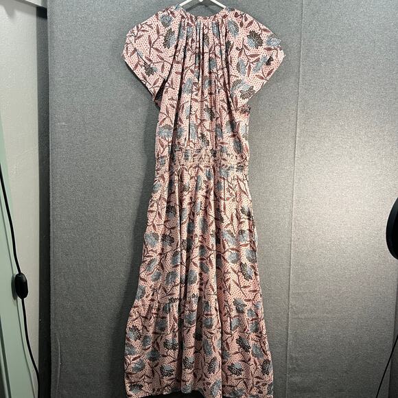 Destination 365 Short-Sleeve Midi Dress RoseFloral Petite X-Small - Picture 2 of 13